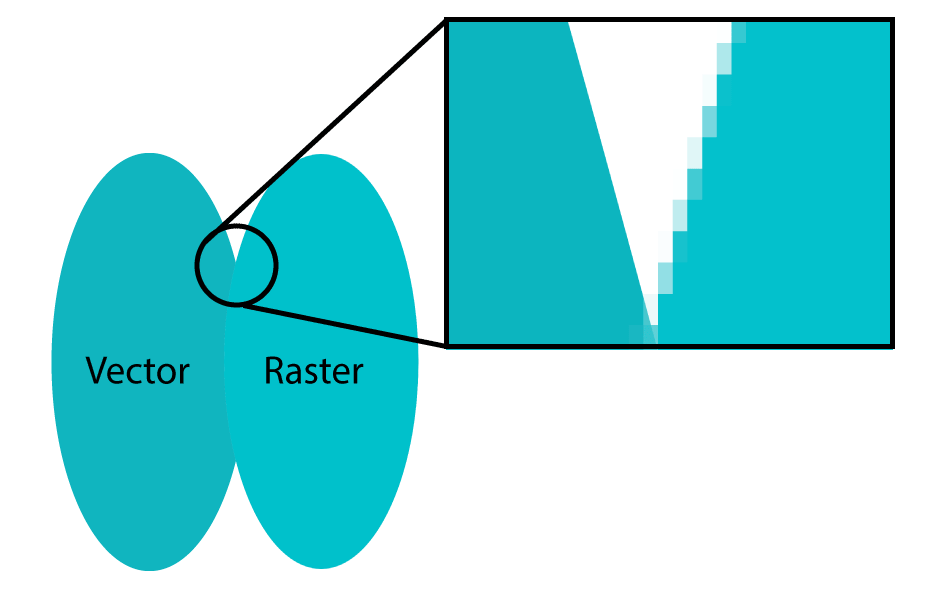 vector and raster image zoom